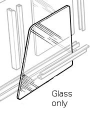 Fixed side glass