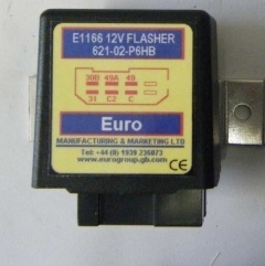 Flasher relay, 12 volt